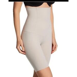 NWT Leonisa Extra High Waisted Firm Shaper Short Panties Beige‎ Women's XXL